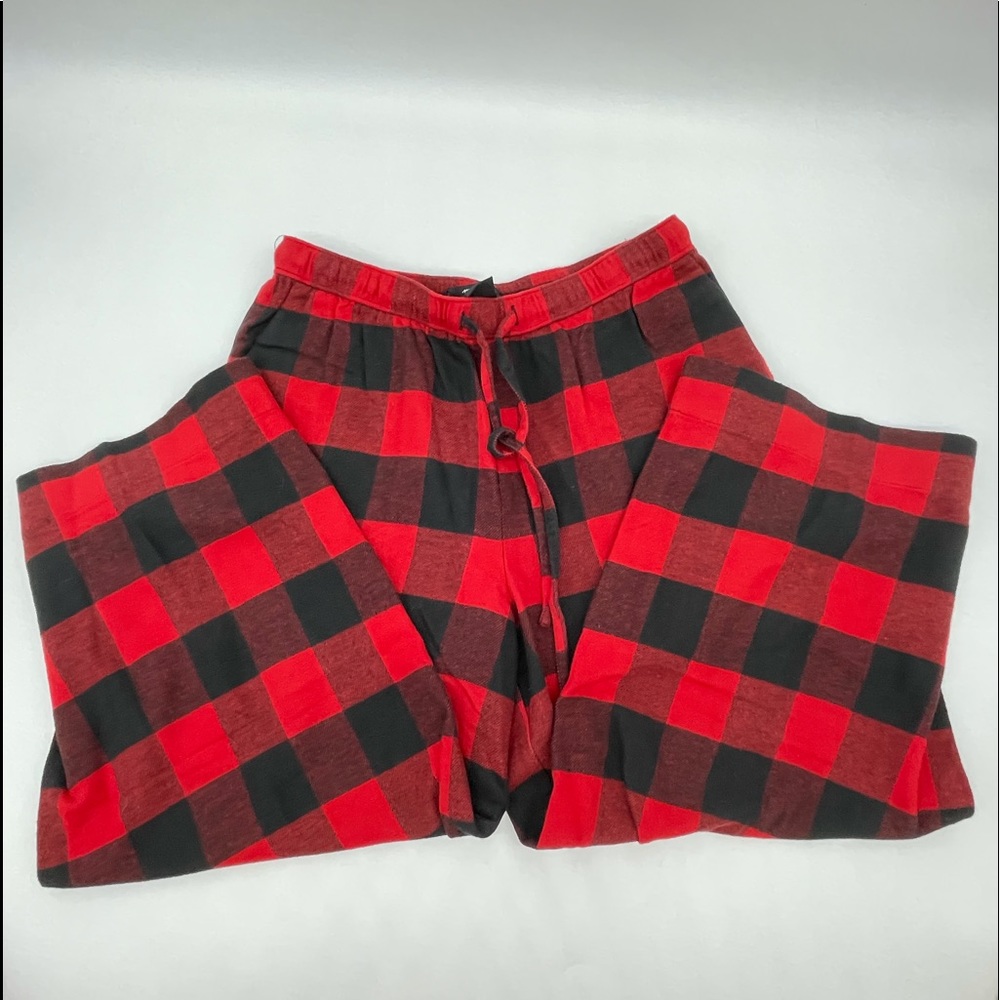 Madewell Buffalo Plaid Drawstring Pjs Pants
